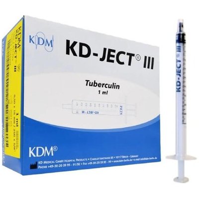KD Medical Stříkačka TBC 1 ml bez jehly 100 ks – Hledejceny.cz