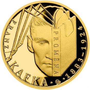 Česká mincovna Zlatá půluncová mince Franz Kafka 15,56 g