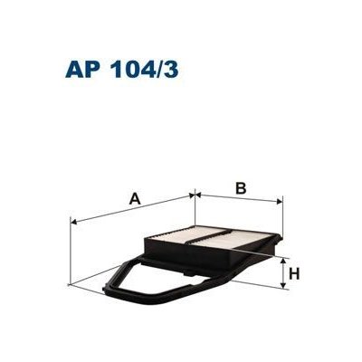 Vzduchový filtr FILTRON AP 104/3 – Zboží Mobilmania