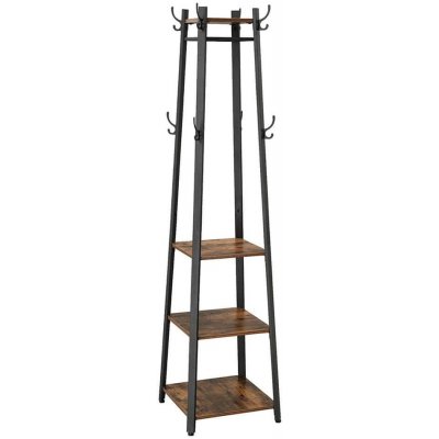 VASAGLE HANA stojan na oblečení hnědočerný – Sleviste.cz