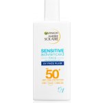 Garnier Ambre Solaire Sensitive Advanced Face SPF50+ krém na obličej s kyselinou hyaluronovou 40 ml – Zboží Mobilmania