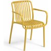 Zahradní židle a křeslo KAVE HOME ISABELLINI žlutá CC5195S31