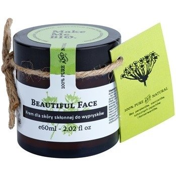 Make Me Bio Face Care Beautiful Face lehký denní krém pro pleť s nedokonalostmi 100% Pure and Natural 60 ml