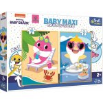 TREFL Oboustranné Baby Shark BABY MAXI 2x10 dílků – Zboží Dáma