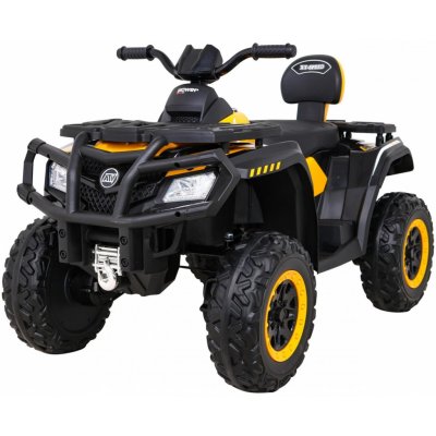 Mamido dětská elektrická čtyřkolka XT-Speed 4x80W 24V žlutá – Zboží Dáma