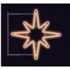 Vánoční osvětlení CITY Illuminatoins SM-999065B Hvězdice s konzolí teplá bílá