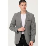 Pánské sako dewberry šedá – Zboží Dáma