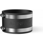 AC Infinity RCA4 – antivibrační spojka potrubí s nerezovými sponami, 100 mm – Hledejceny.cz