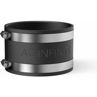 AC Infinity RCA4 – antivibrační spojka potrubí s nerezovými sponami, 100 mm – Hledejceny.cz