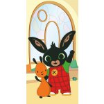 Jerry Fabrics Dětská osuška KRÁLÍČEK BING Hoppity 70 x 140 cm – Sleviste.cz