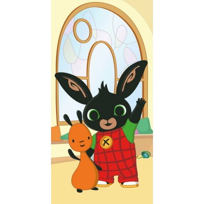 Jerry Fabrics Dětská osuška KRÁLÍČEK BING Hoppity 70 x 140 cm – Sleviste.cz