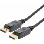 PremiumCord DisplayPort 2.0 přípojný kabel M/M, zlacené konektory, 1,5m – Sleviste.cz