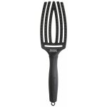 Olivia Garden Finger Brush Black kartáč na vlasy masážní 6-řadý střední – Sleviste.cz