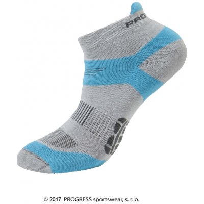 Progress RUNNING SOX běžecké ponožky reflexní žlutášedá – Zboží Mobilmania