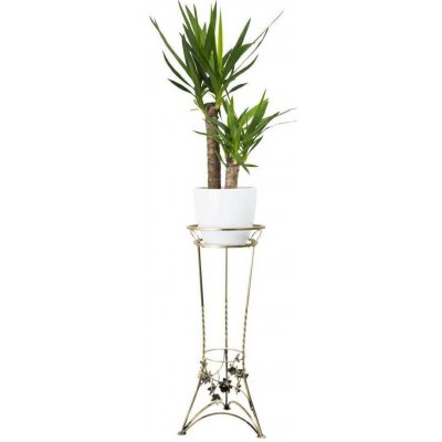 HowHomely Stojan na květiny 72x28 cm zlatá DD0570 – Zboží Dáma