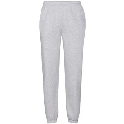 Fruit of the Loom tepláky Classic Elasticated Cuff Jog pants F640260 pánské 1TE-F640260-Heather Grey Šedý melír – Zbozi.Blesk.cz