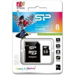 Silicon Power microSDHC 8 GB Class 10 SP008GBSTH010V10SP – Hledejceny.cz