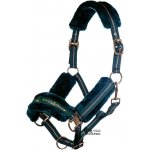 HKM Ohlávka ROSEGOLD Tm. zelená – Zboží Dáma