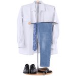 Věšák, němý sluha, chrom / buk, ELO – Zboží Mobilmania