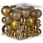 Autronic Ozdoby plastové 62 ks VAK123-GOLD – Zboží Mobilmania