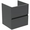 Koupelnový nábytek Ideal Standard Eurovit 55x50x44 cm, 2 zásuvky, lesklá šedá R0256TI