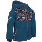 Unuo dětská softshellová bunda s fleecem Kobaltová Noční zvířátka – Zboží Dáma