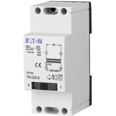 Eaton 272483 zvonkový transformátor 4 V/AC, 8 V/AC, 12 V/AC 2 A – Zbozi.Blesk.cz