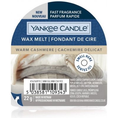 Yankee Candle vosk do aroma lampy Hřejivý kašmír 22 g – Hledejceny.cz