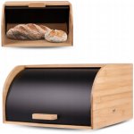 Chlebník jednodílný OMAGO béžový, černý dřevo – Zbozi.Blesk.cz