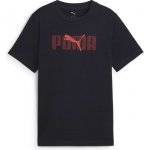 Puma ESSENTIALS LOGO LAB TEE B Chlapecké triko tmavě modrá – Zboží Dáma