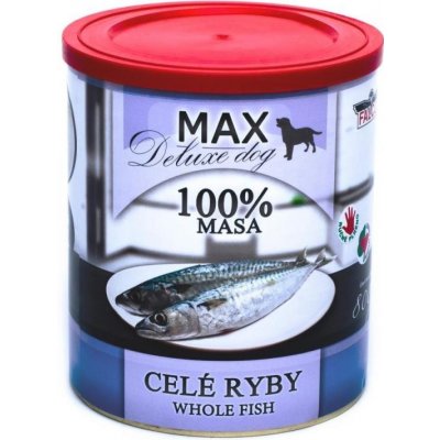 Max Deluxe Dog celé ryby 8 x 0,8 kg – Zboží Mobilmania