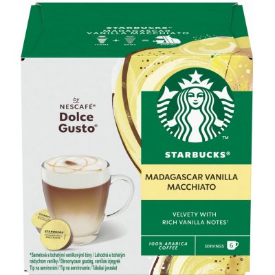 NESCAFÉ DOLCE GUSTO Madagaskar Vanilla Latte Macchiato od Kávové čepice 12 ks – Zboží Mobilmania