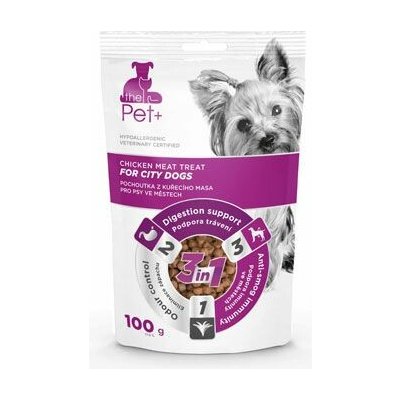 DIBAQ pet thePet+ Dog City Chicken Meat Treat 100 g – Hledejceny.cz