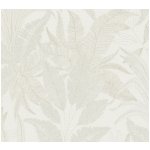 347730 Krémová vliesová tapeta s listy rozměry 0,53 x 10,05 m – Sleviste.cz
