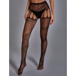 Love by love Punčochy BODYSTOCKING s podvazkovým pásem 1509, černé – Zboží Dáma