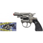 Alltoys policejní revolver kovový stříbrný kovový 8 ran – Hledejceny.cz