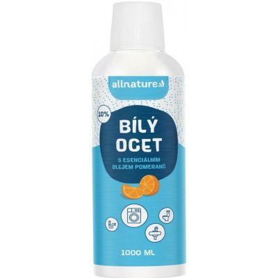Allnature Bílý ocet 10% s esen.olej.pomeranč 1l – Zboží Mobilmania