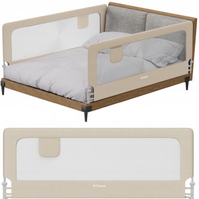 Tulano Ochranná zábrana k posteli béžová 200 x 83 cm – Sleviste.cz
