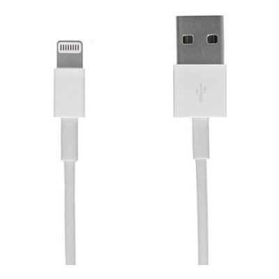 Datový kabel USB A na Lightning, barva bílá - 3 metry – Zboží Mobilmania