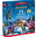 EUROGRAPHICS Puzzle Adventní kalendář: Narození Ježíška 24x50 dílků – Zboží Mobilmania