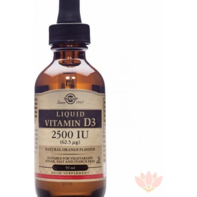 Solgar Liquid Vitamin D3 Tekutý vitamín D3 2500 IU 62,5 mkg 59 ml – Hledejceny.cz