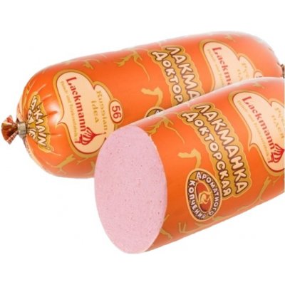 Doktorský salám uzený Lackmann 700 g – Sleviste.cz