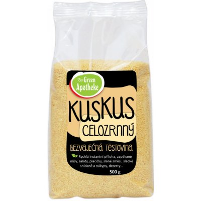 Green apotheke Kuskus celozrnný medium 0,5 kg – Zbozi.Blesk.cz