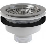 Alcadrain Výpust dřezová 6/4" s nerezovou mřížkou DN115, A37 – Zboží Dáma