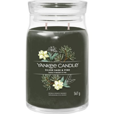 Yankee Candle Signature Silver Sage & Pine 567 g – Zboží Dáma