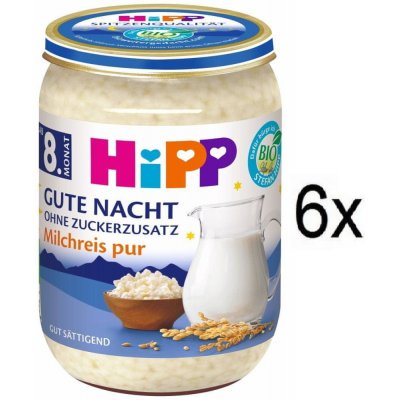 Hipp Bio na dobrou noc krupicová 16 x 190 g – Zbozi.Blesk.cz