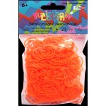 RAINBOW LOOM Original gumičky 300 kusov neónová oranžová – Zboží Dáma
