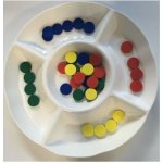 Montessori třídící miska s žetony – Zboží Dáma