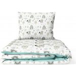 Ankras povlečení Animals zelené 135 x 100 cm – Sleviste.cz