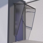 Covernit Boční stěna T-160 antracit / čirá Levá – Sleviste.cz